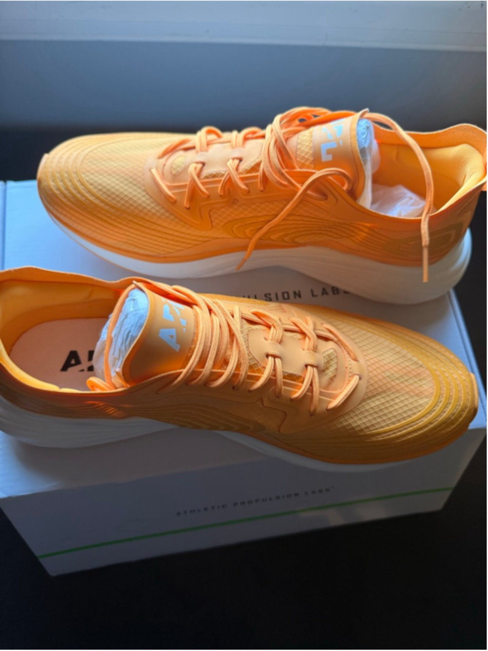 Men's APL Streamline Athletic Shoes Size 12 Orange White - Picture 5 of 8